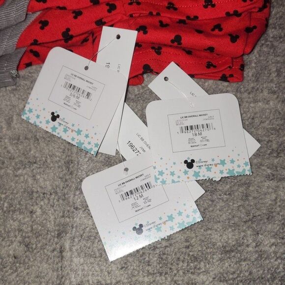 Disney Micky Mouse Overall and T-shirt outfit set 18m - Picture 5 of 10